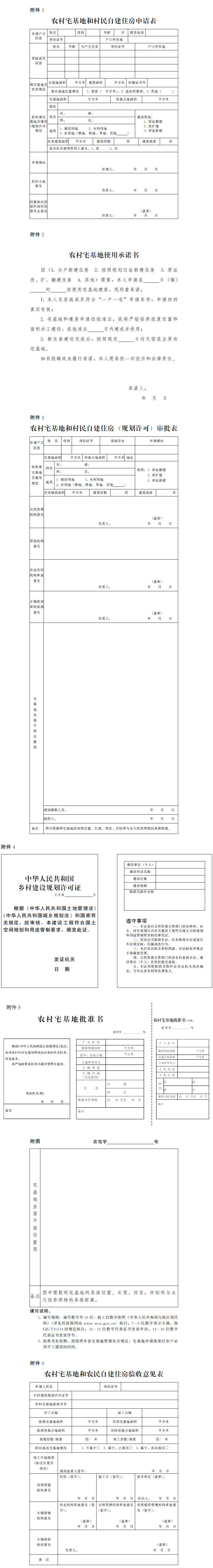 河南省人民政府關(guān)于印發(fā)河南省農(nóng)村宅基地和村民自建住房管理辦法（試行）的通知