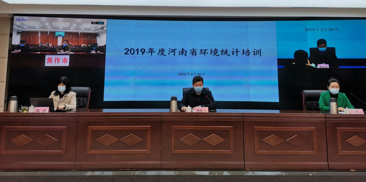 2020年度全省环境统计视频培训