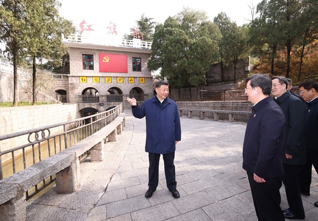 弘扬红旗渠精神 跑好乡村振兴“接力赛”