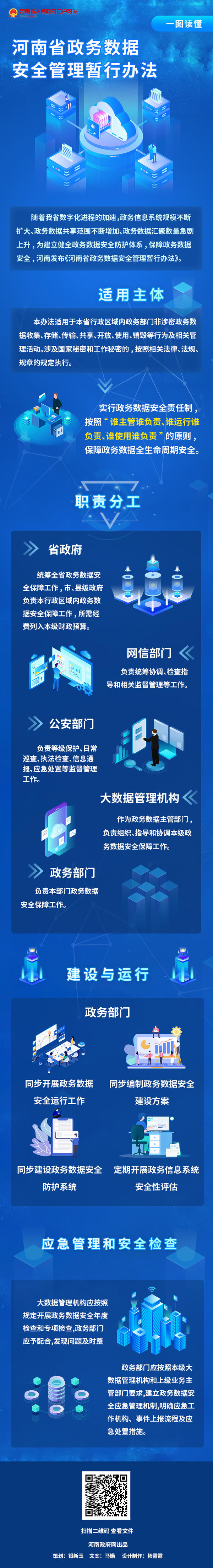 一图读懂丨河南出台管理办法 为政务数据上“安全锁”
