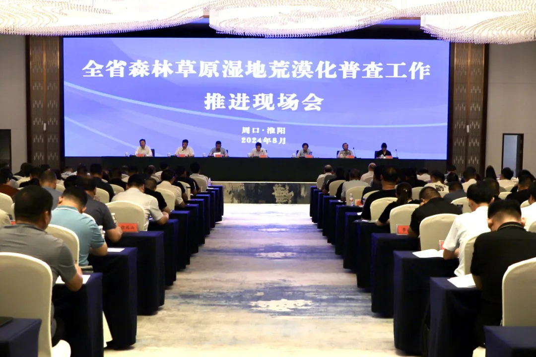 全省森林草原湿地荒漠化普查工作推进现场会在淮阳召开