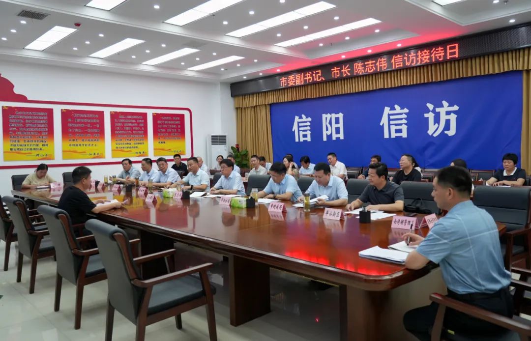 陳志偉在接待信訪群眾時指出 主動作為解難題 強化服務促落實