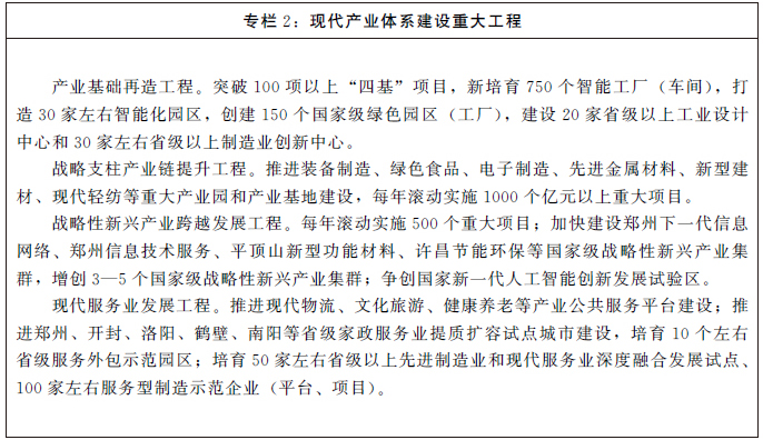 河南省人民政府关于印发河南省国民经济和社会发展第十四个五年规划和二三五年远景目标纲要的通知