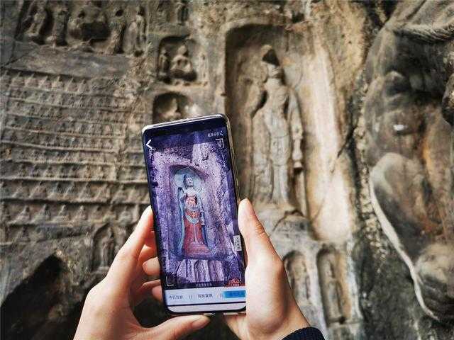虚拟复原技术让龙门石窟千年残像再现“最初模样”