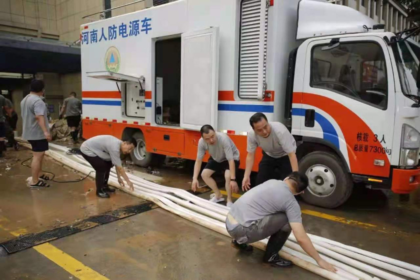 践行人民防空为人民使命任务——省人防办党组在一线指挥抗灾应急支援