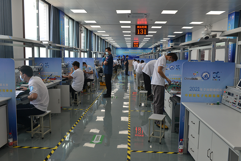 2021年全国职业院校技能大赛中职组“电子电路装调与应用”赛项举办