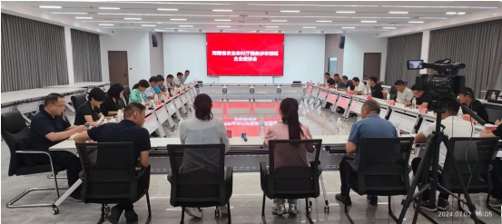 省农业农村厅副厅长王俊忠一行到驻马店市调研指导秋粮生产和涉农领域助企工作