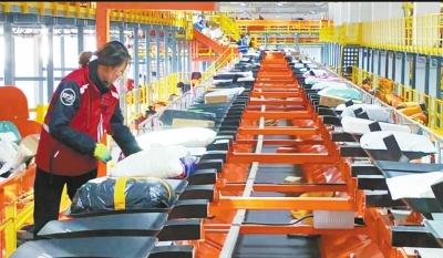 Express volume surged during Double 11 in Zhengzhou