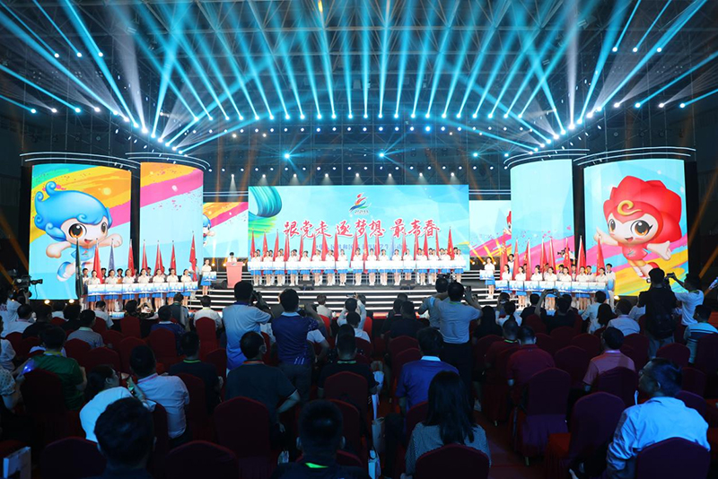 河南代表团在第十四届全国学生运动会上载誉而归