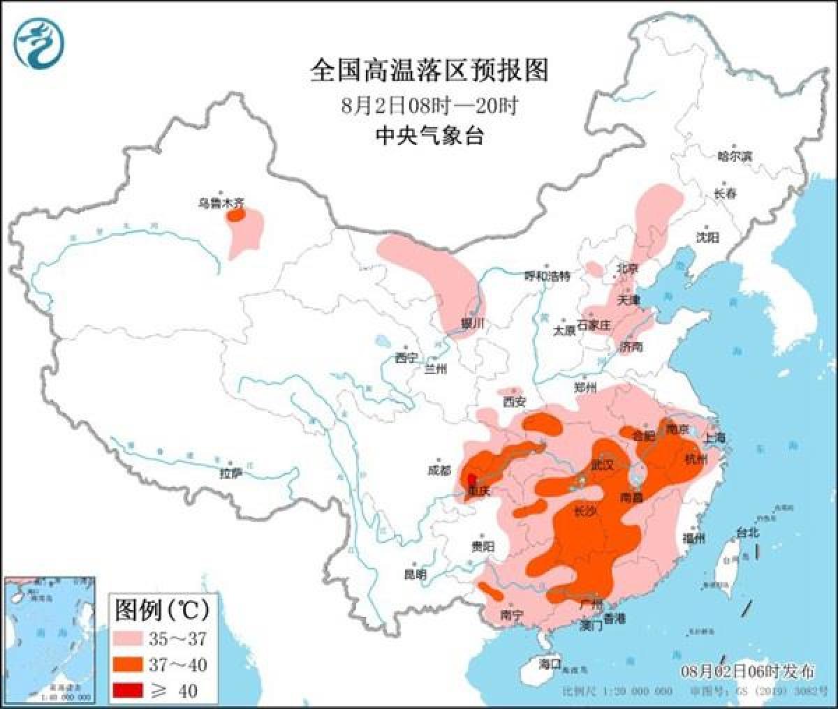 高温闷热天气继续向北方蔓延