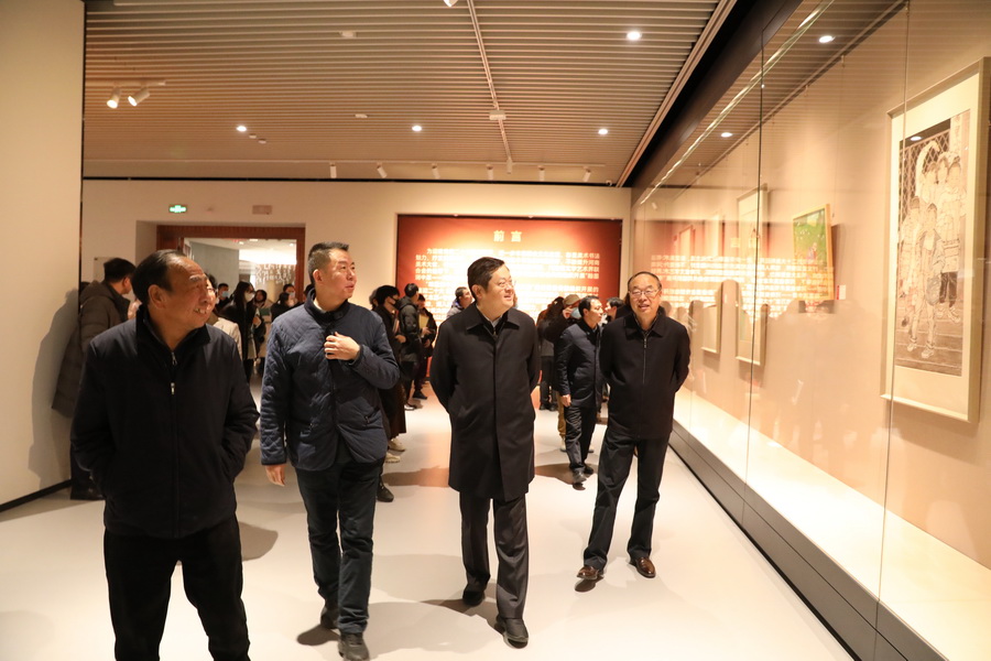 《翰墨润中原—河南省美术书法作品大赛获奖作品展》在中国文字博物馆开展