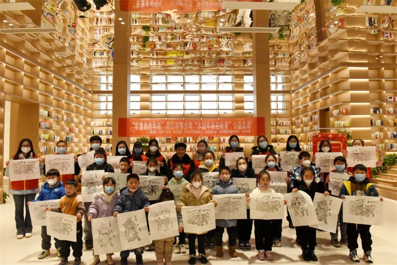 周口市举办青少年“木版年画迎新春”公益活动