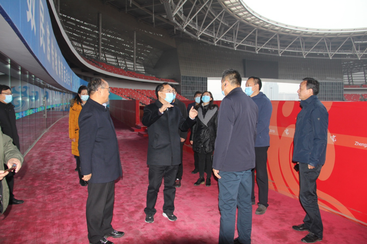 纪检监察组组长李振明调研郑州“四个中心”和龙湖一中项目建设情况