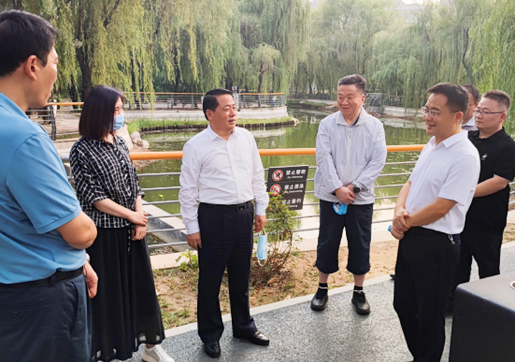 王仲田到郑州市金水区调研小微水环境治理工作