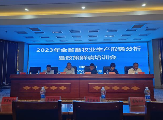 2023年全省畜牧业生产形势分析暨政策解读培训会在洛阳召开