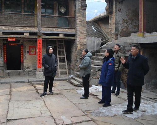 在县级红色革命文物保护单位中共太行区新乡城工委宝泉村旧址,检查组