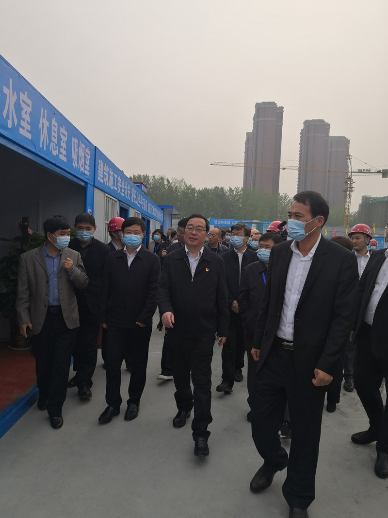 河南省2021年度扬尘污染治理工作暨现场观摩会在驻马店市召开