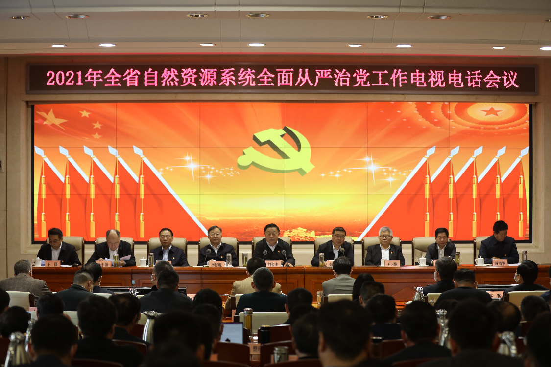 河南省自然资源系统全面从严治党工作电视电话会议在郑州召开