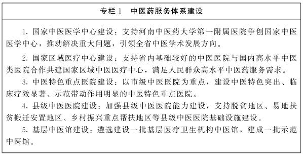 河南省人民政府办公厅关于印发河南省“十四五”中医药发展规划的通知