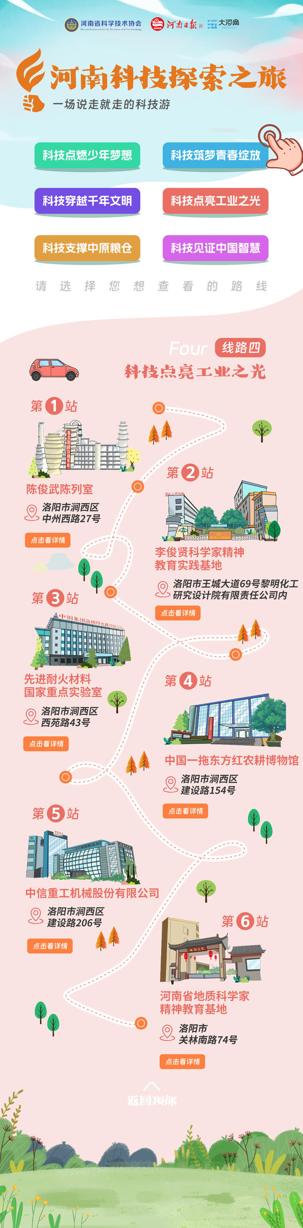 2023年河南省首批科旅线路公布