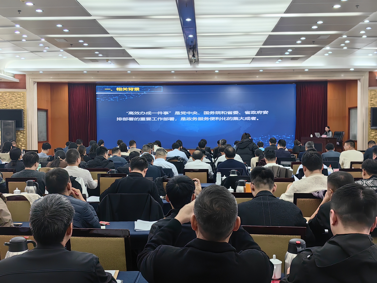 全省政务服务大厅业务培训顺利举行