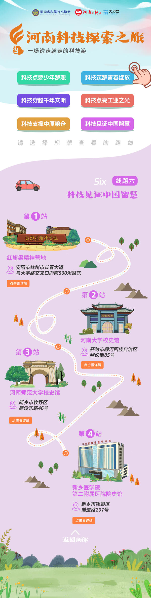 2023年河南省首批科旅线路公布