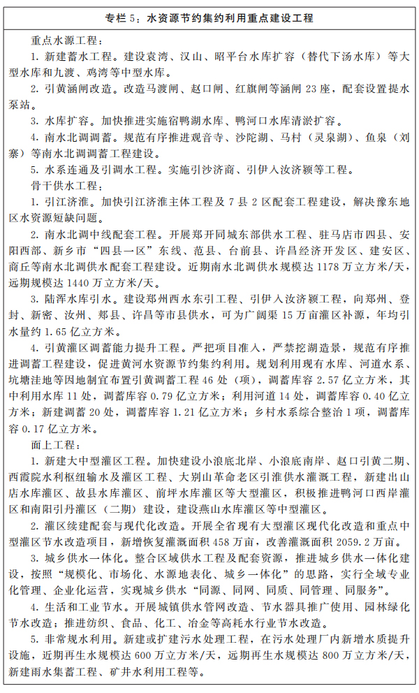 河南省人民政府办公厅关于印发河南省四水同治规划（2021—2035年）的通知