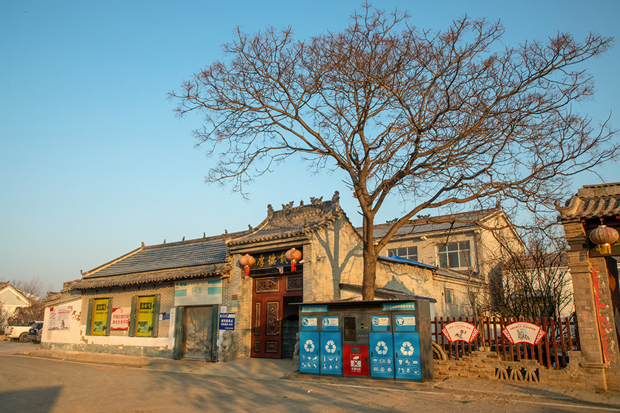民权：冬日乡村 天蓝景美