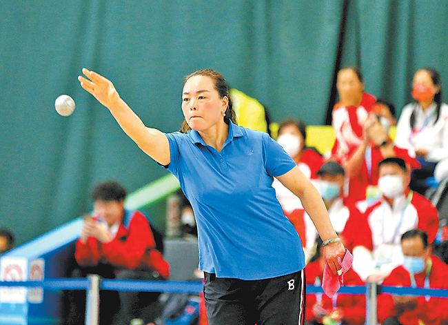 地掷球摘下河南省群体项目第2金