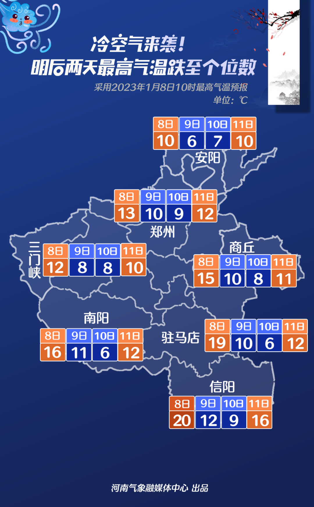 下周我省将出现两轮雨雪