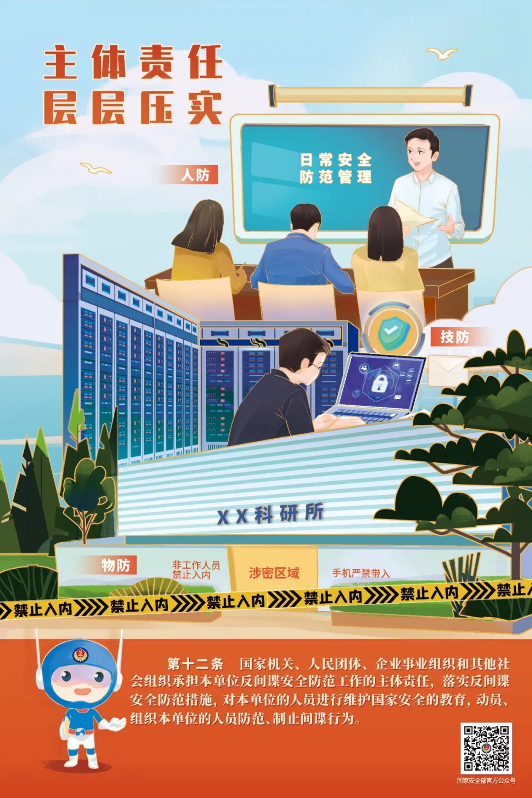 圖解《中華人民共和國反間諜法》重點條款