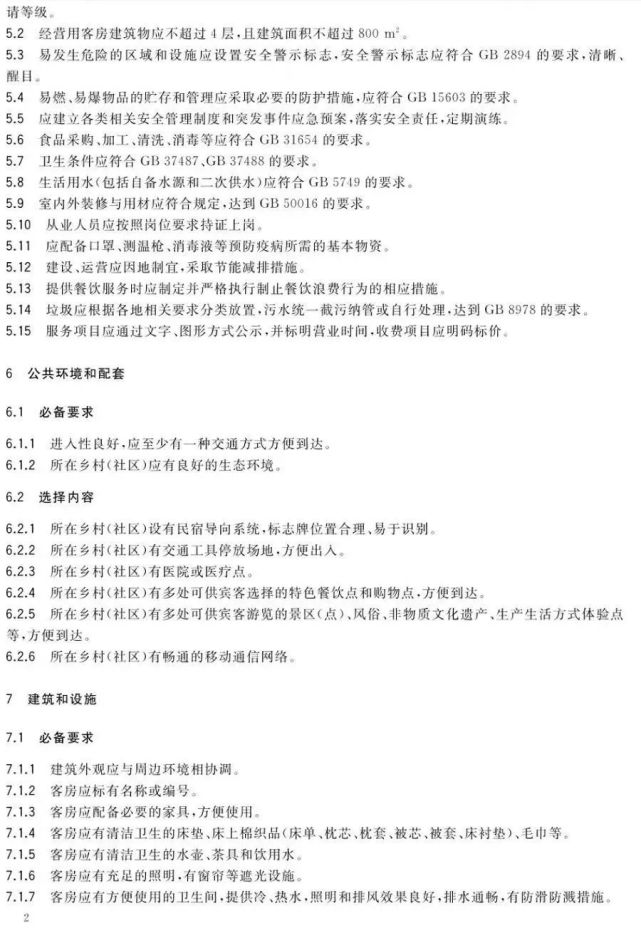 旅游民宿基本要求与等级划分(全文)GB/T 41648-2022 旅游民宿基本要求与等级划分(全文)GB/T 41648-2022