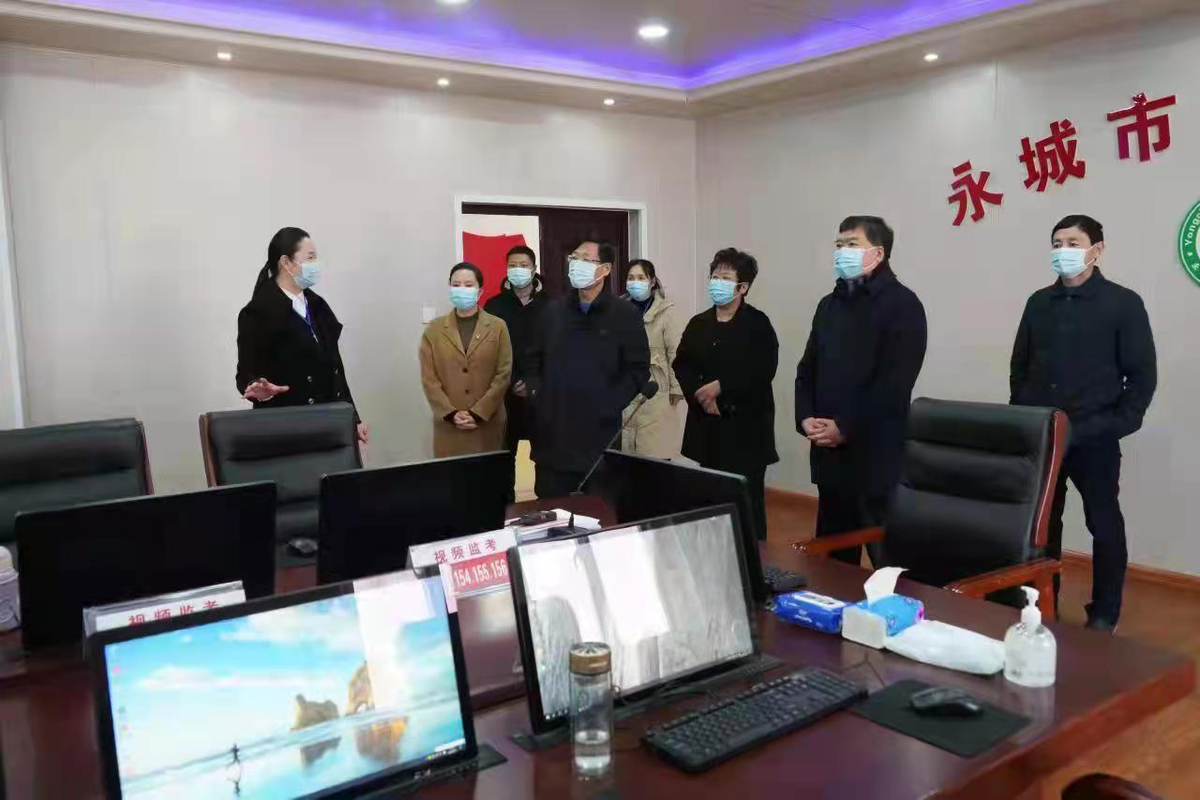 省教育厅总督学李金川到商丘、永城督导检查工作