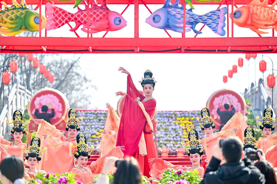 Annual peony culture festival kicks off in Luoyang, run until May 5