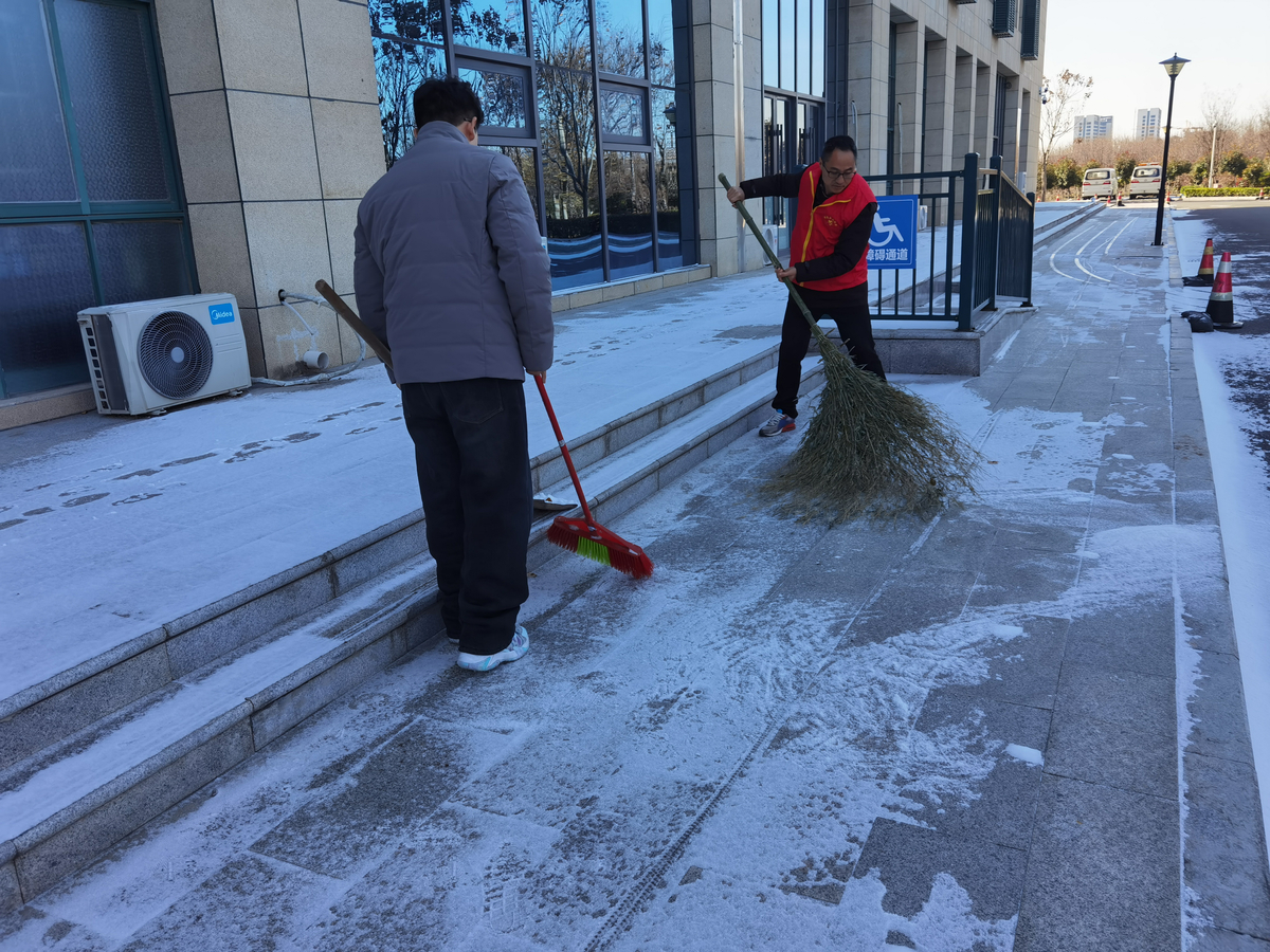 鹿邑县审计局开展扫雪除冰志愿服务活动