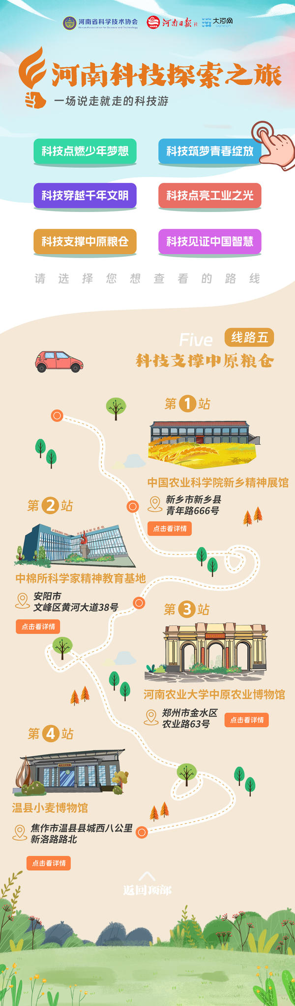 2023年河南省首批科旅线路公布