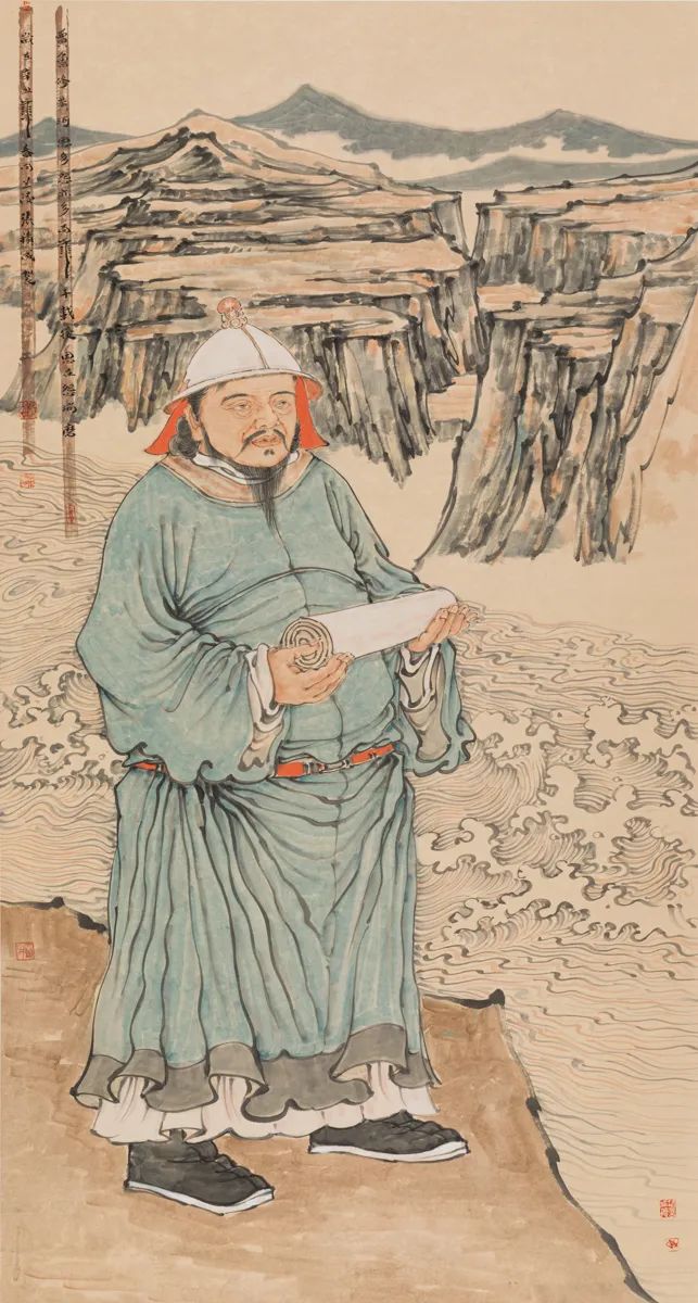 “沿着黄河遇见海”山东省黄河文化主题美术作品展在郑州展出