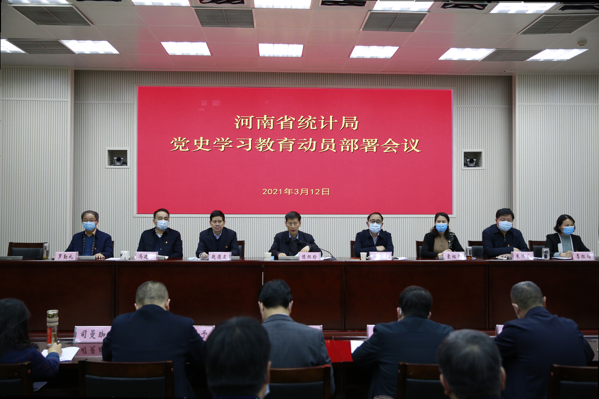省统计局召开党史学习教育动员部署会议
