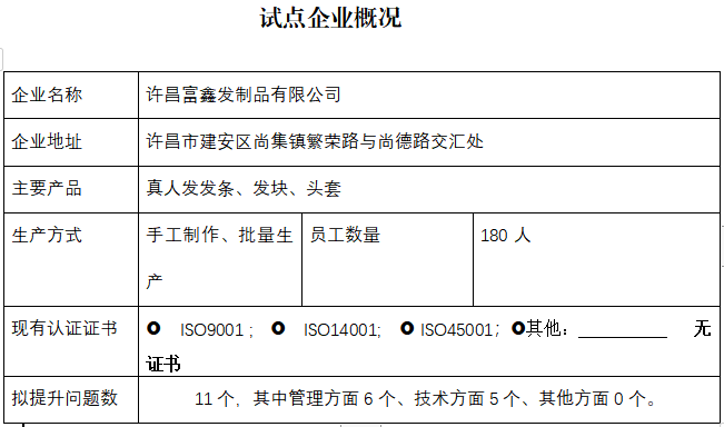 许昌富鑫发制品有限公司