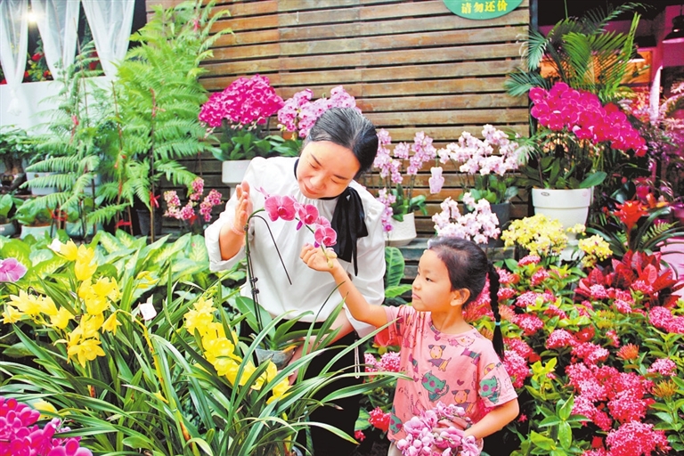 迎国庆 鲜花俏