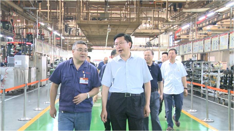 王建防调研洛阳中国一拖集团有限公司积极推进产业计量中心建设工作